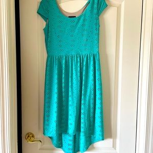 Mint Green High Low Dress